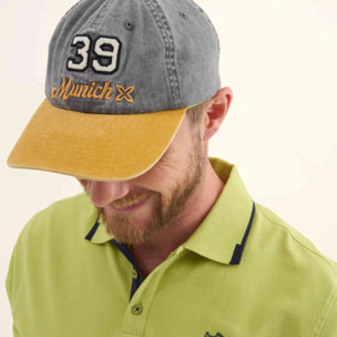 Camiseta MUNICH Reglamento lifestyle hombre de algodón orgánico antracita