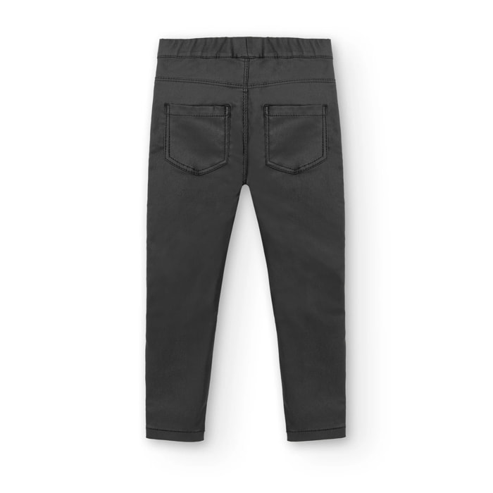 Pantaloni Da Bambina Con Dettaglio Cuore Nero