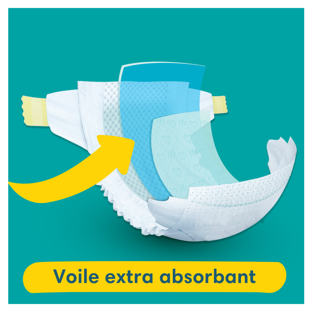 4x27 Couches Baby Dry Taille 4+, Pampers