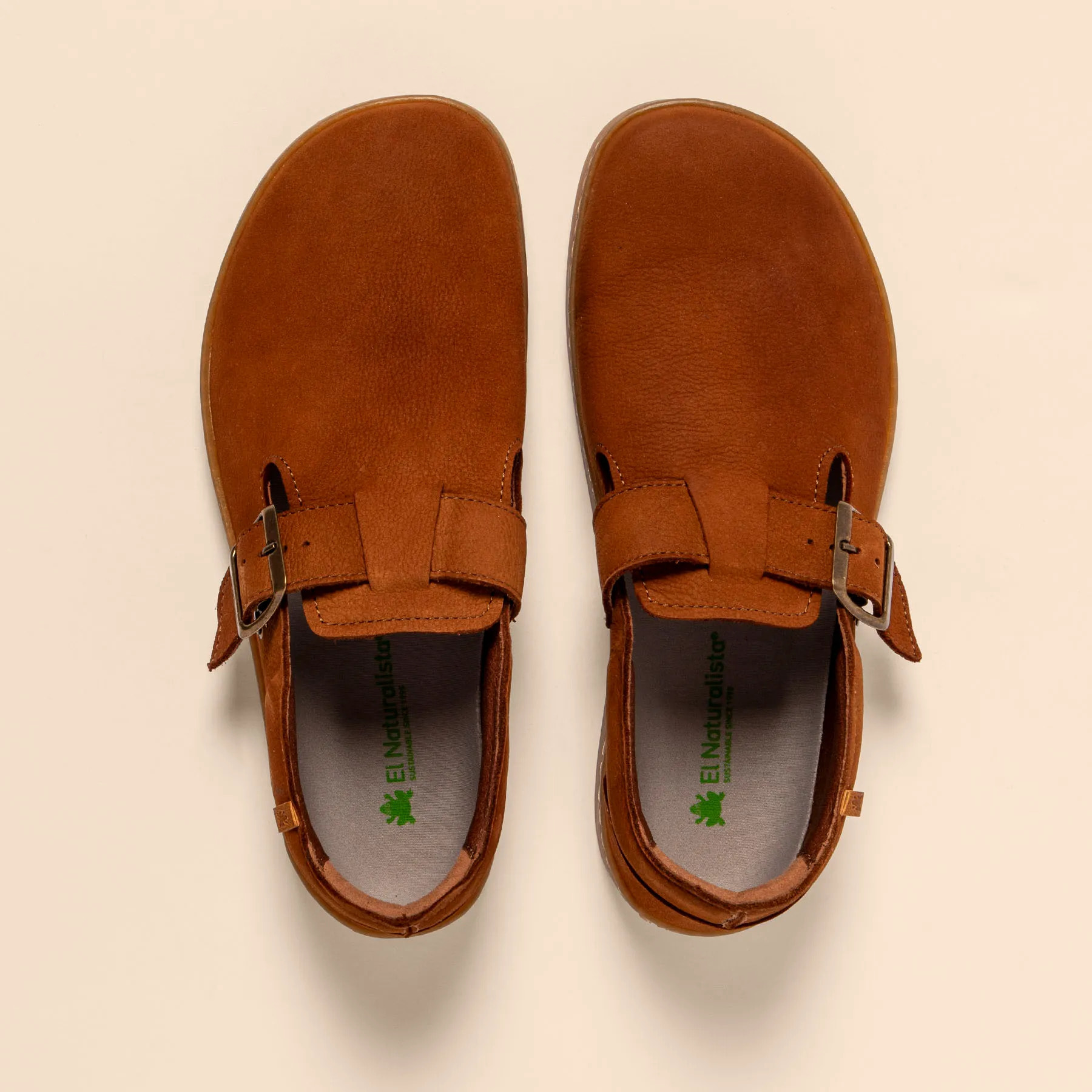Zapatos N5913 NOBUCK LAVADO CUERO/ ORIGEN color Cuero