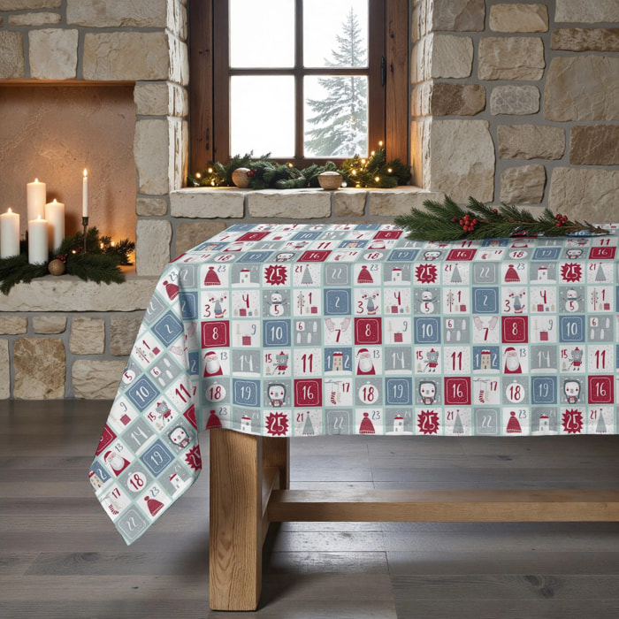 Nappe en résine Anti-tâches Merry Christmas 62