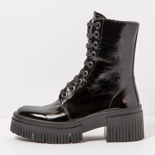 Botines con tacón 1375 PATENT FLASH BLACK/YORK color Black