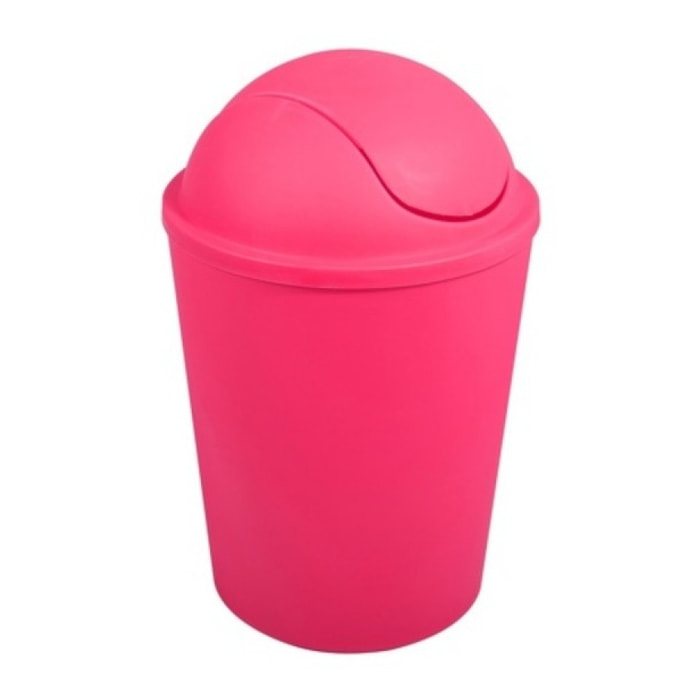 Poubelle à bascule AKO 5,5L Rose Fuschia MSV