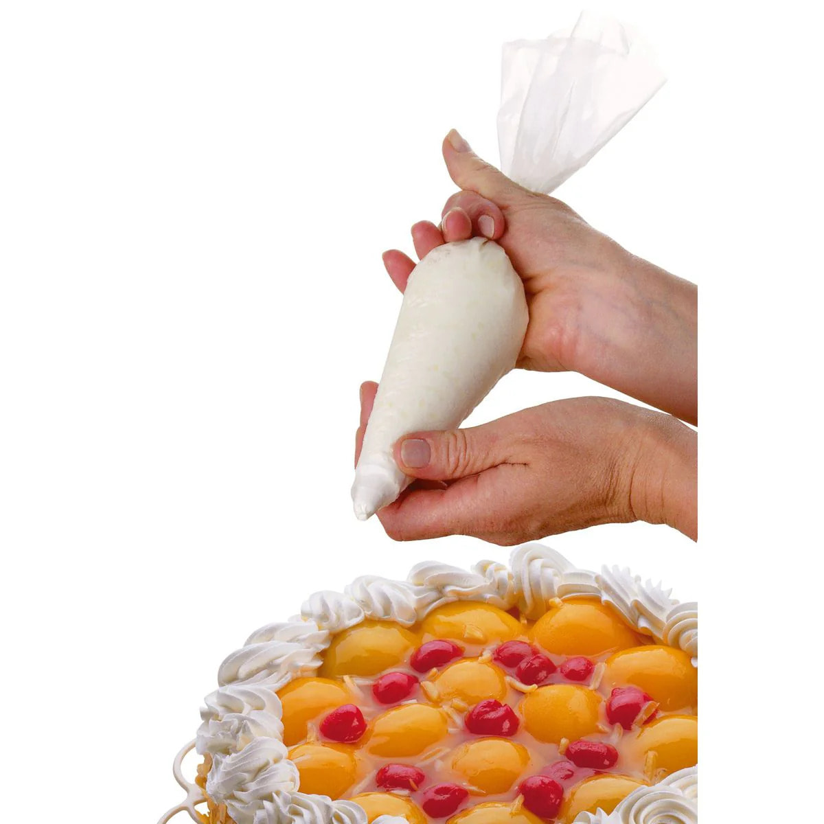 Lot de 20 poches à douilles plastique avec douilles inox et plastique 32 cm Zenker Smart Pastry