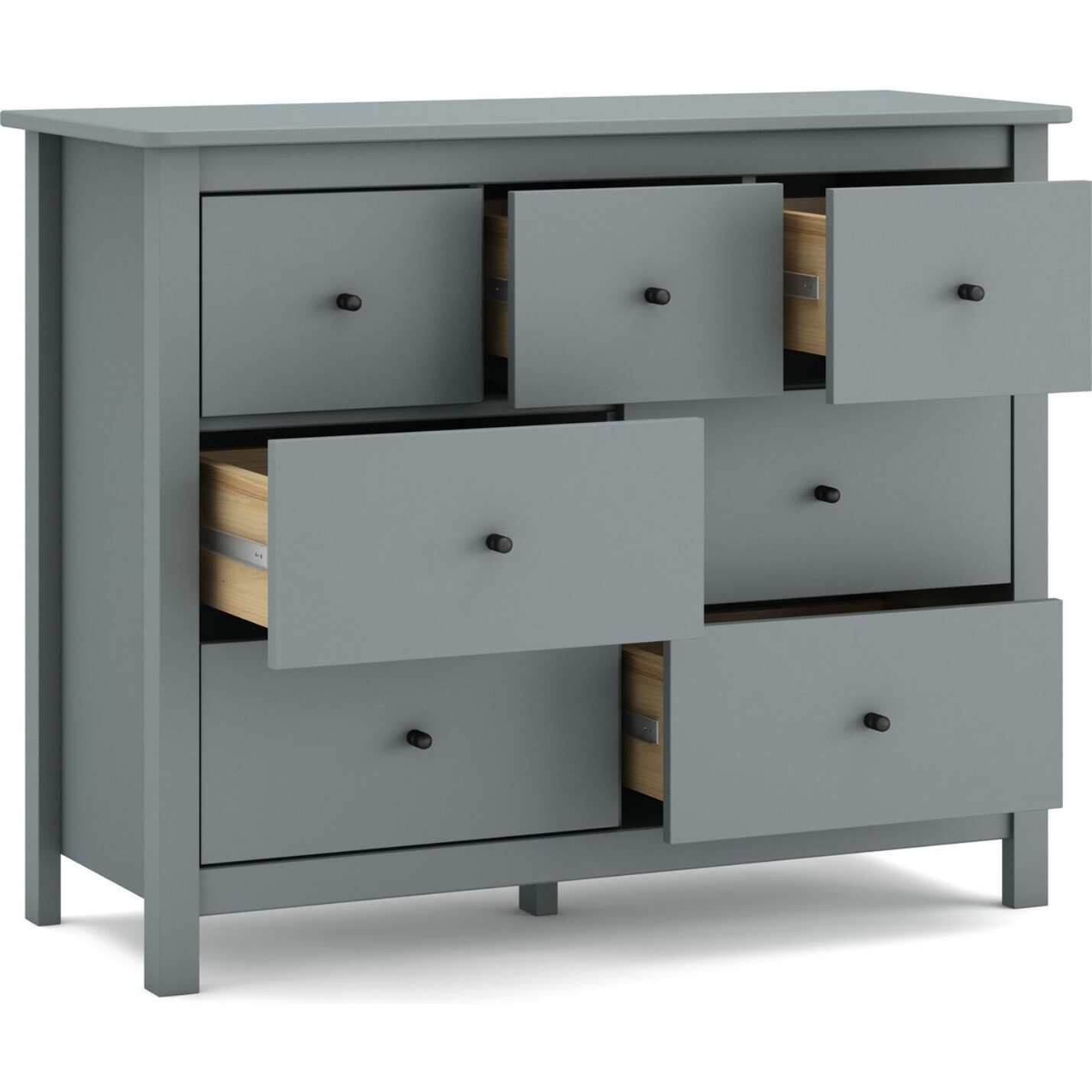 Commode 7 tiroirs en bois massif - MACHA