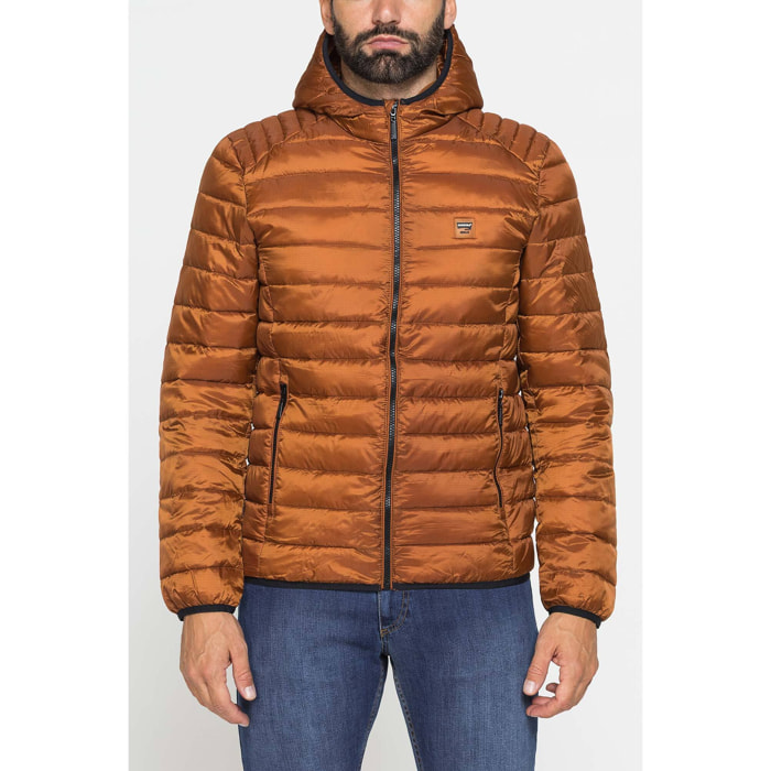 PIUMINO ULTRALEGGERO IN RIPSTOP CON CAPPUCCIO