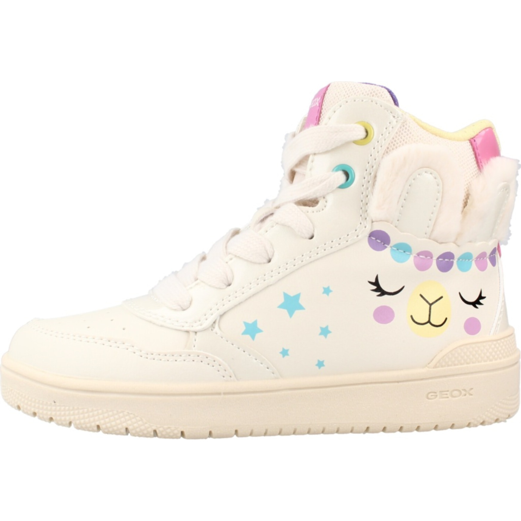 Zapatillas Niña de la marca GEOX  modelo J56HXE 0BCKN BLANCO