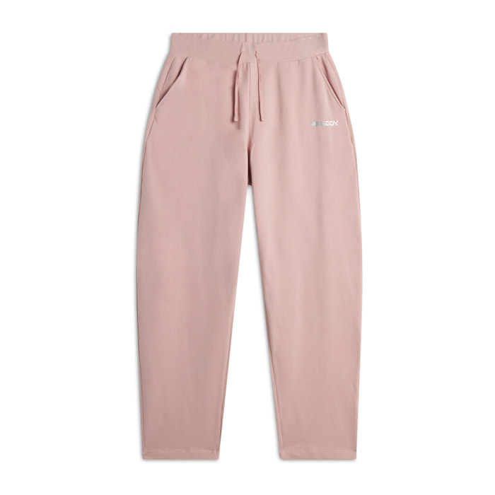 Pantaloni donna comfort fit in jersey elasticizzato