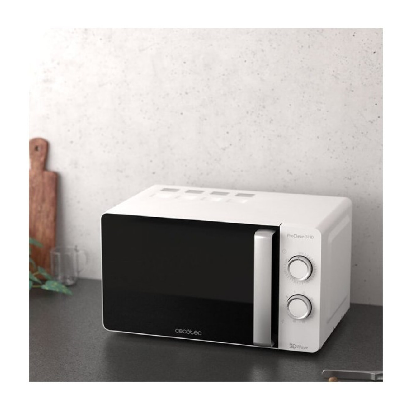 Cecotec Microondas con grill Microondas 20L Con Grill Proclean 3110