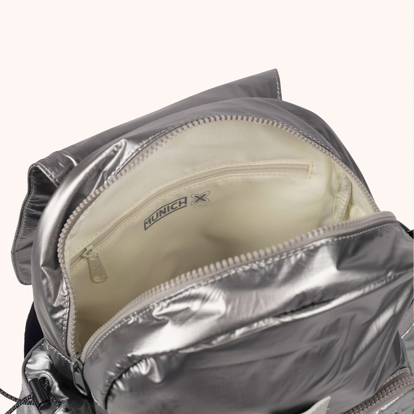 Mochila Técnica para Portátil en Poliamida Reciclada DEEP RECYCLED BACKPACK CREAM