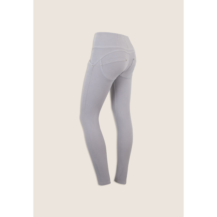 Pantaloni push up WR.UP® vita alta superskinny tessuto navetta