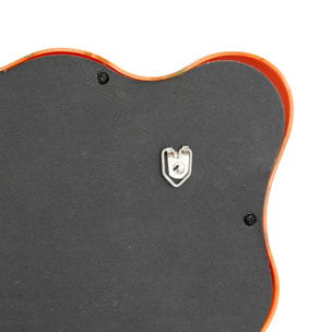 Miroir vague "Judy" orange 38x30cm