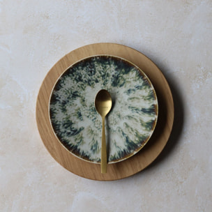 Lot de 6 assiettes plates abstraites en porcelaine 27cm MAKA