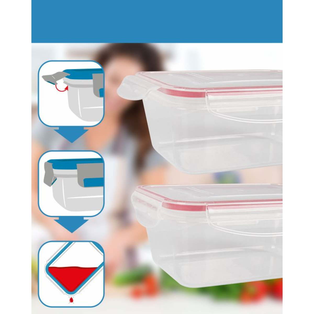 Ensemble de boite de conservation 14 pièces Classbach C-FHD4009K