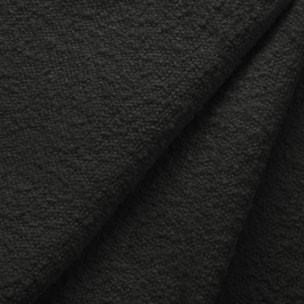 Fauteuil "Vienna" en bouclé noir