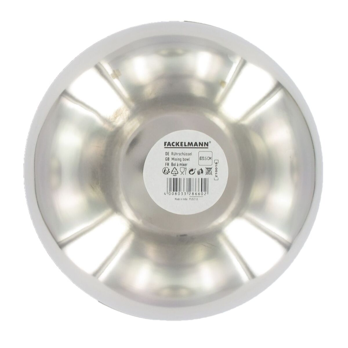 Bol à mixer en inox Fackelmann Basic