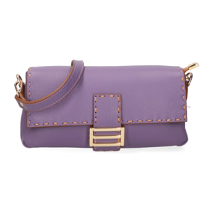 Borsa a spalla da Donna Wally in Vera Pelle Made in Italy 29x13x9 cm