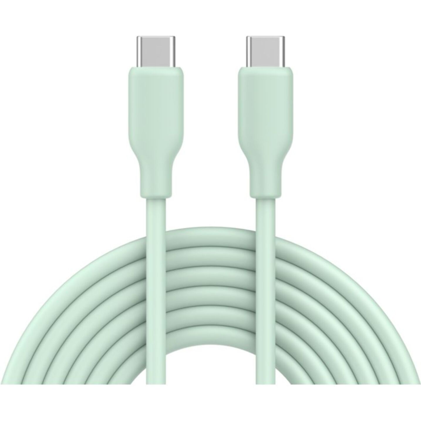 Câble de charge ESSENTIELB vers USB-C silicone 2M Vert