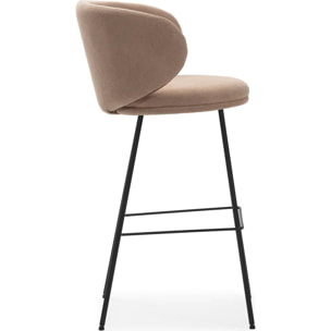 Lot de 2 tabourets en tissu - COCOON