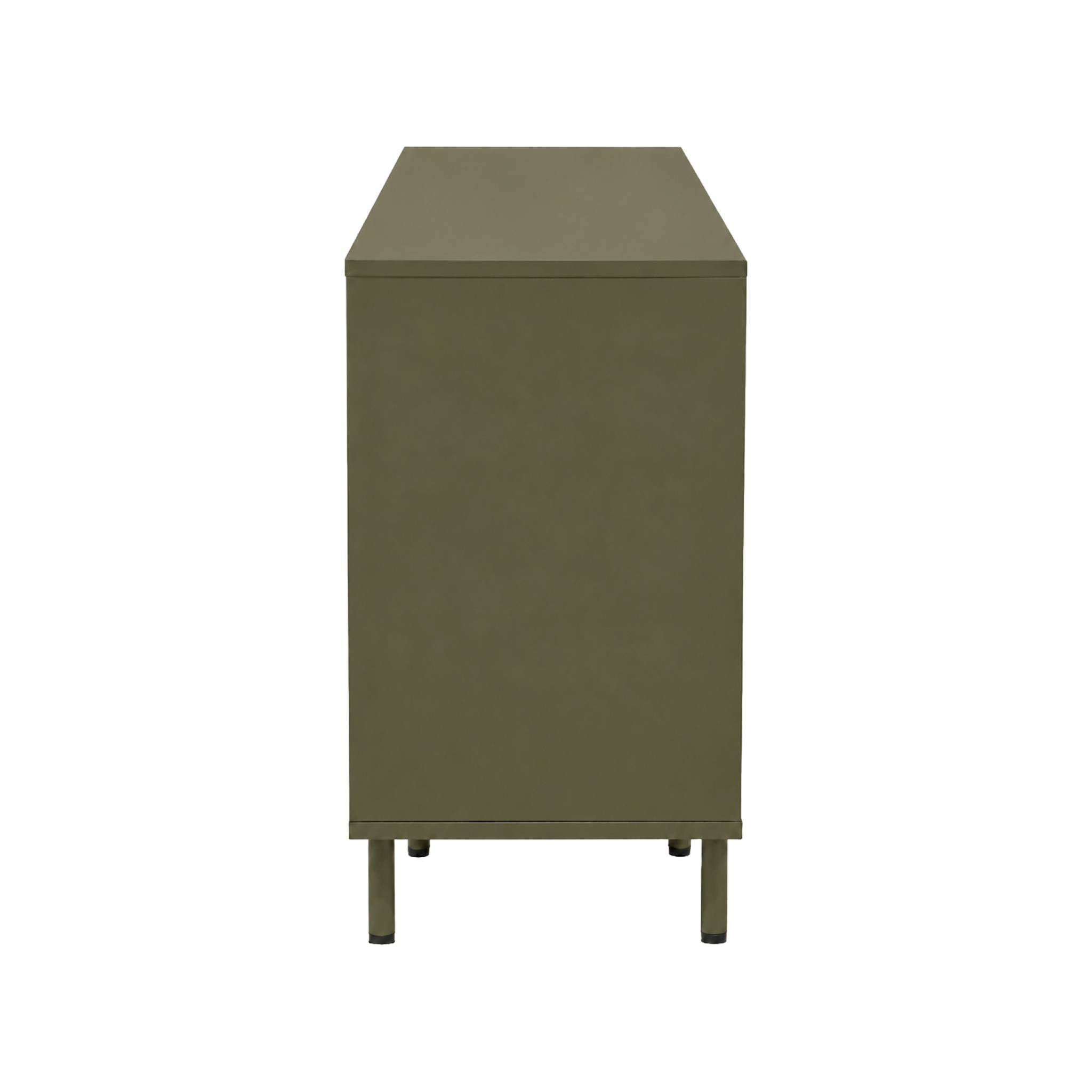 Commode décor bois et métal 3 tiroirs ELLIE