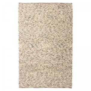 Tapis salon et chambre fait main en laine motif simple BEFI