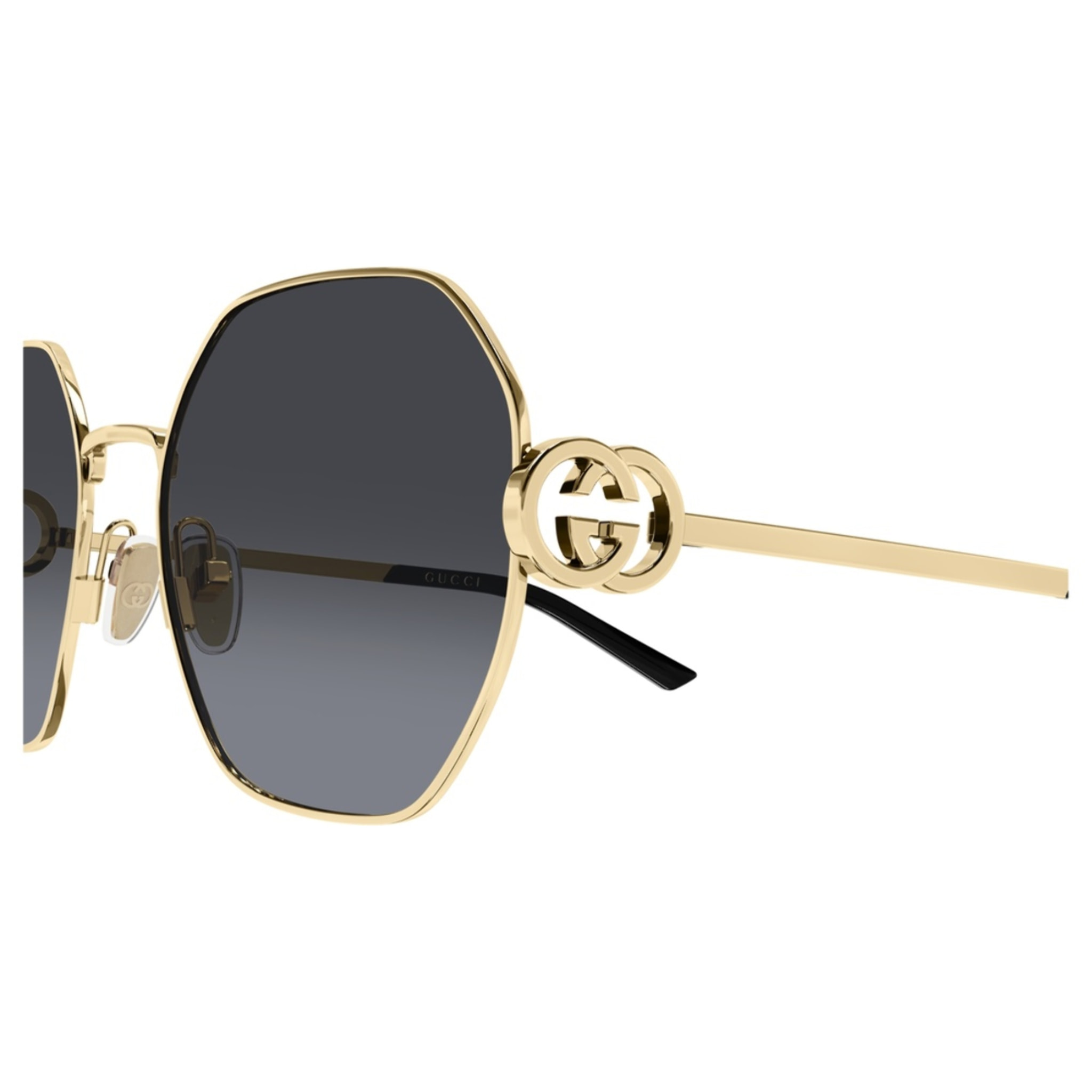 Gafas de Sol Gucci GG2046S-001 de Metal Mujer 58 mm