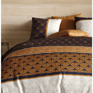 Parure de couette 3pcs Coton 57 Toffee