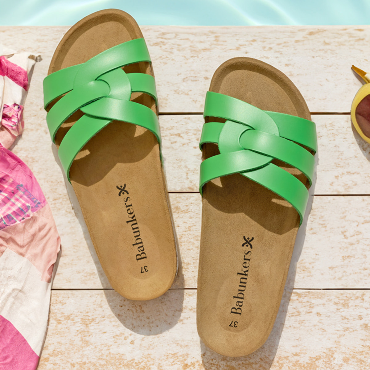 Sandalia BABUNKERS VERDE