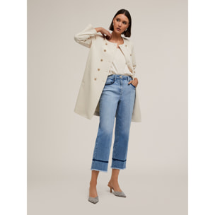 Motivi - Cappotto elegante sfoderato - Bianco