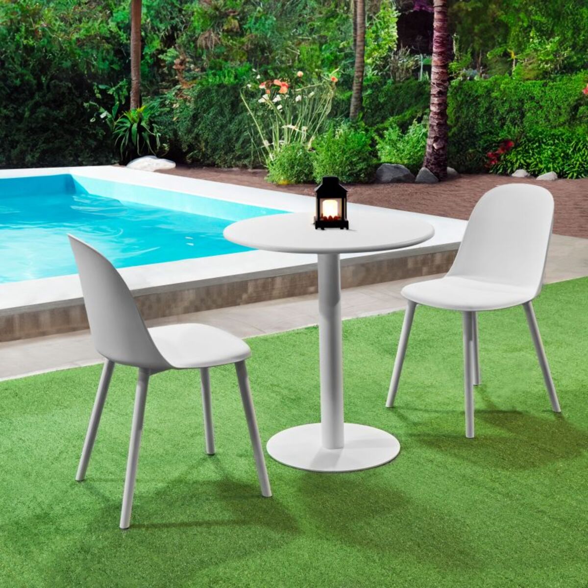 Pack 4 sillas de comedor Sabra Blanco