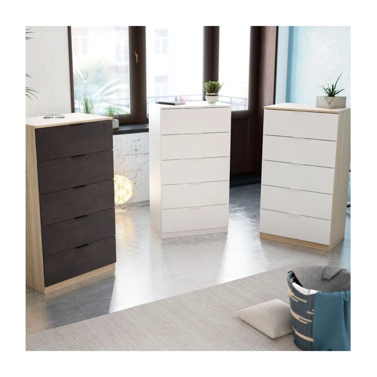 Cómoda Luca Blanco Artik (Blanco Mate)