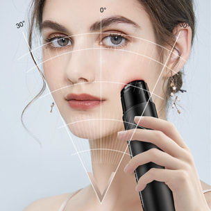 Strumento di bellezza multidimensionale. Radiofrequenza, impulso elettrico intermittente a frequenza intermedia, microcorrenti, luce rosso-blu-verde e sistema di vibrazione.