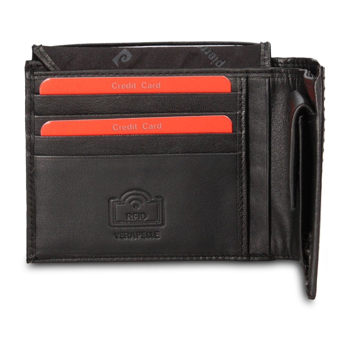 Portafoglio uomo in vera pelle - Modello Idris Ultra - Casual - 12.5 x 9.0 x 2.0 cm