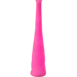 J-Line Vase Bottle Glass Neon Pink Large