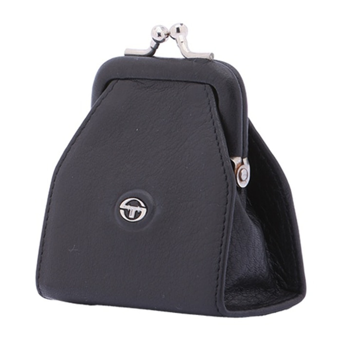 Portafoglio donna in vera pelle - Modello False - Casual - 7.5 x 9.0 x 4.5 cm