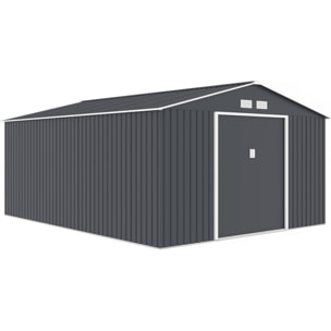Abri de jardin métal "Vegas"- 15 m² - Gris