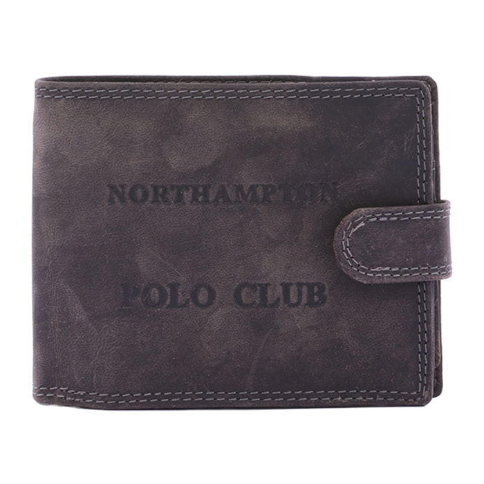 Portafoglio  da uomo In Vera pelle Made in Italy 10x12,5x3 cm