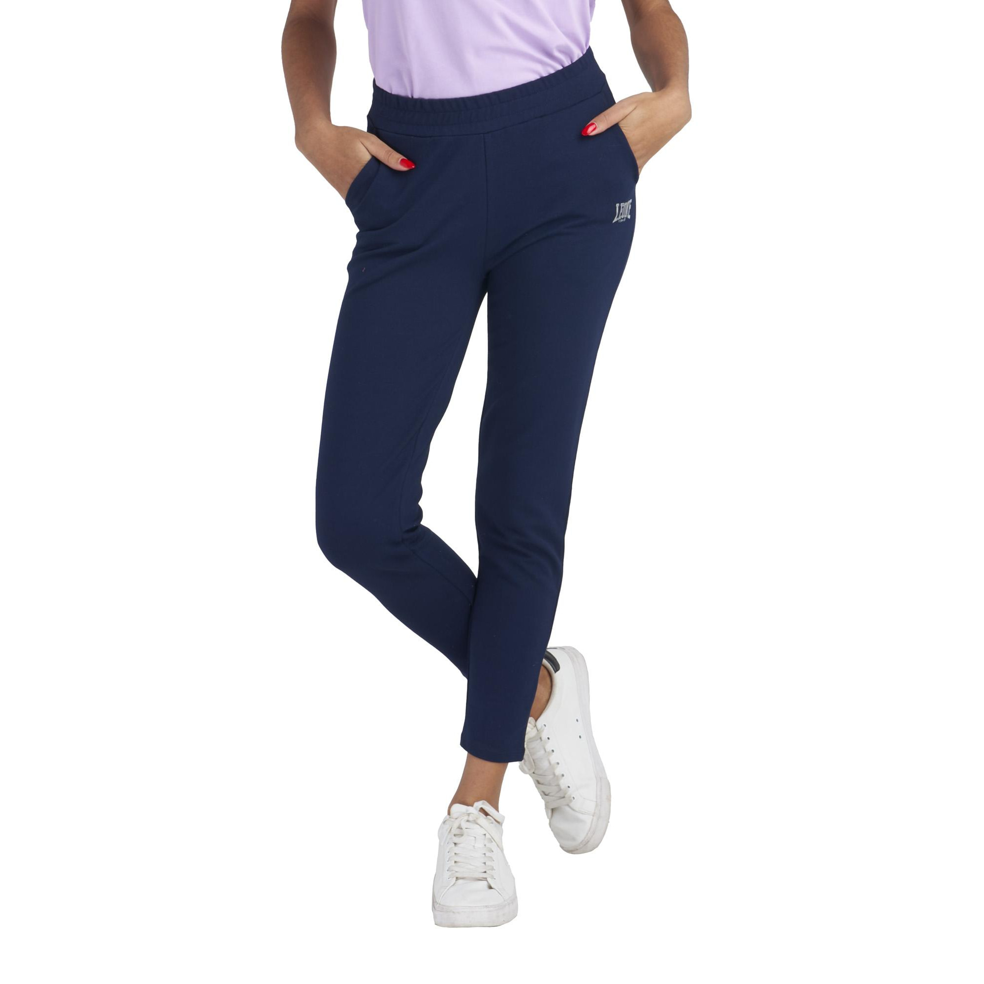 Pantalone dritto donna in felpa Training