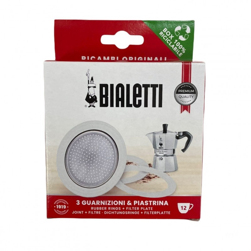 3 joints + 1 filtre Bialetti - 12 tasses