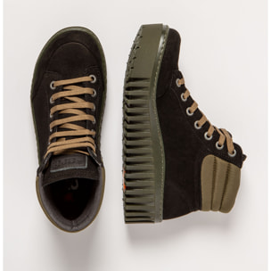 Botines 1532 NOBUCK BLACK-KAKI/BRIGHTON color Black-kaki