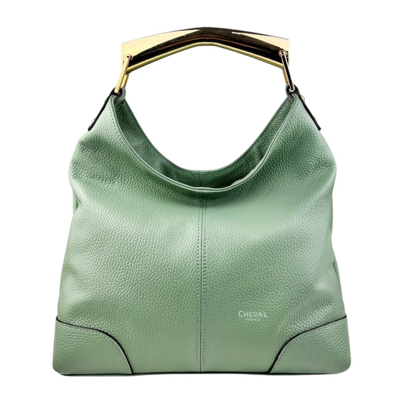 Borsa a mano Cheval Firenze Tessa Verde Salvia