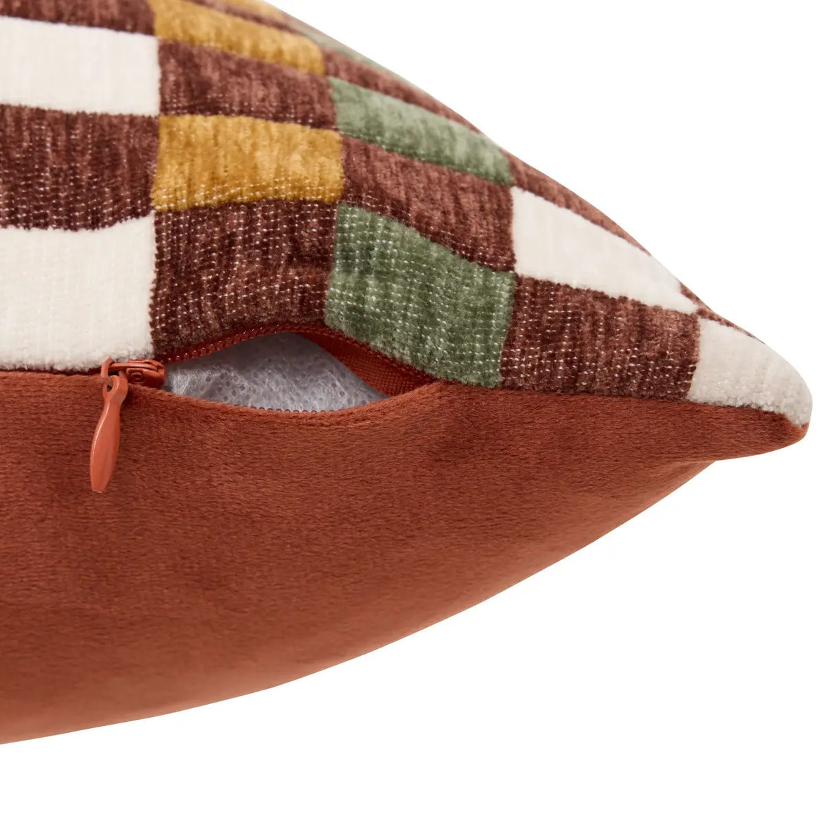 Coussin Mosai rectangulaire 30x50cm terracotta