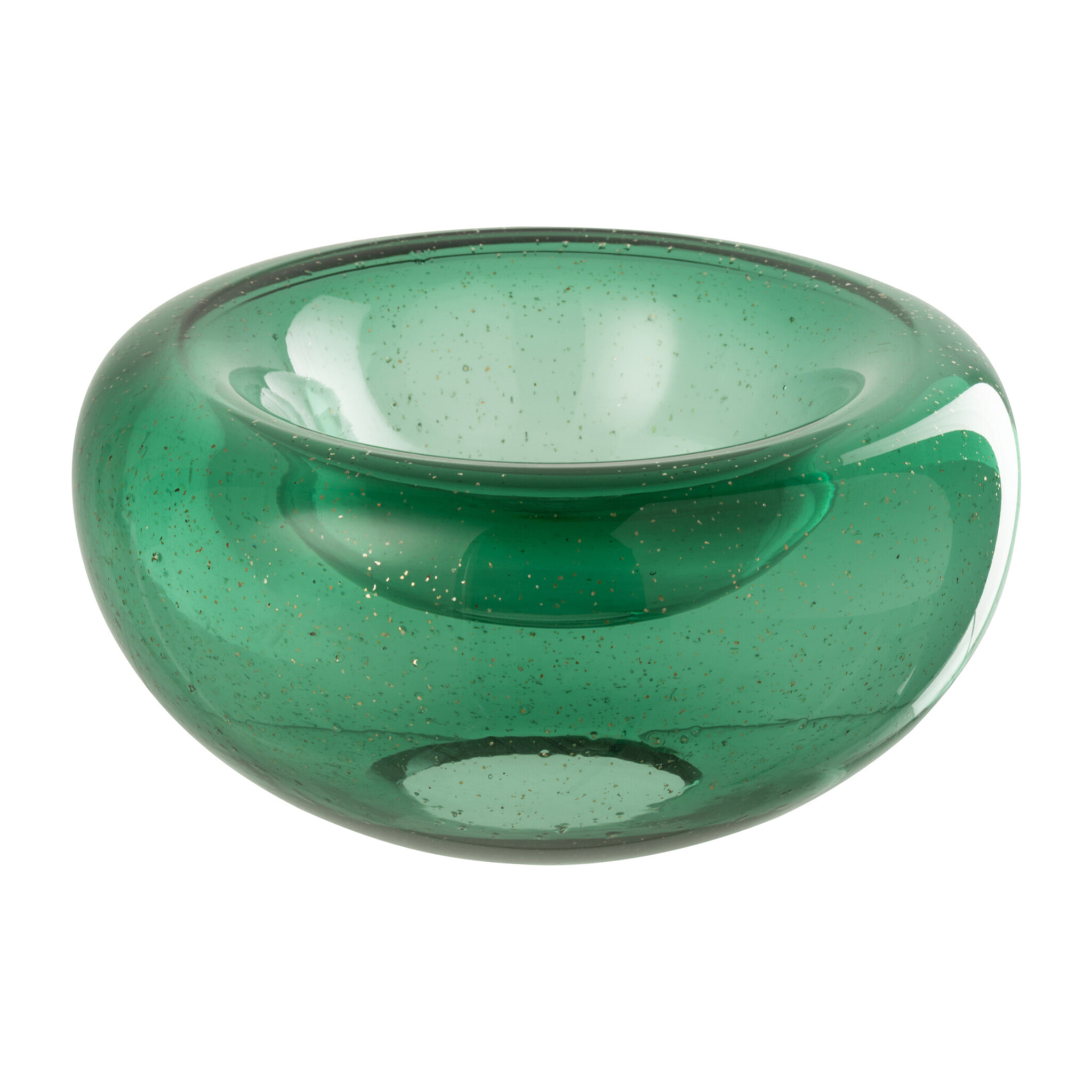 J-Line coupe décorative Carol - verre - vert - small