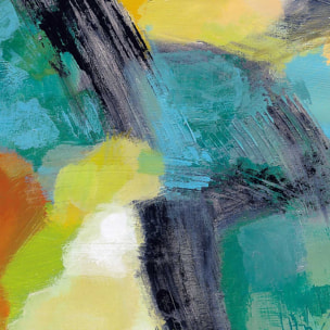 Tableau arc en ciel sur l'asphalte Toile imprimée