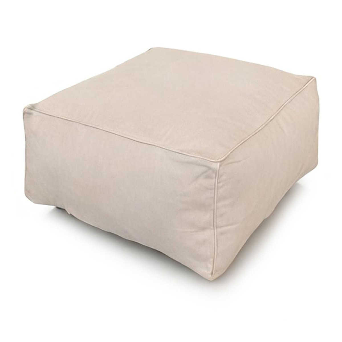 VERONE Salon de jardin modulable 4 places beige en tissu déperlant