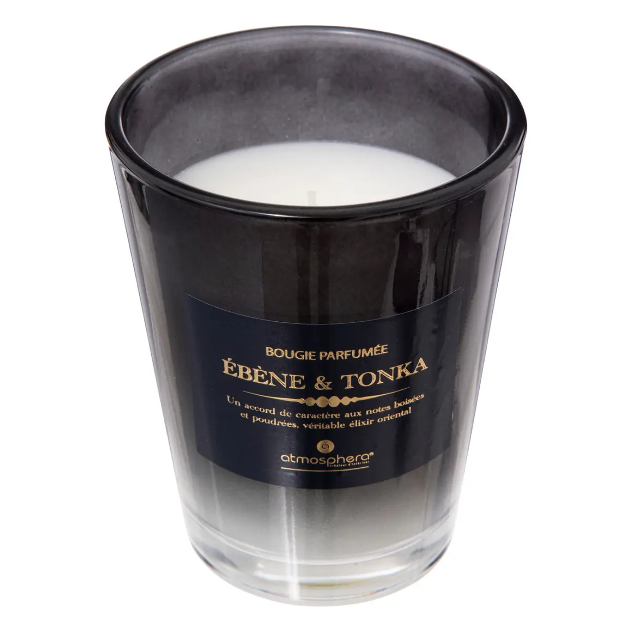 Bougie parfumée Alma 270g pot verre fève tonka