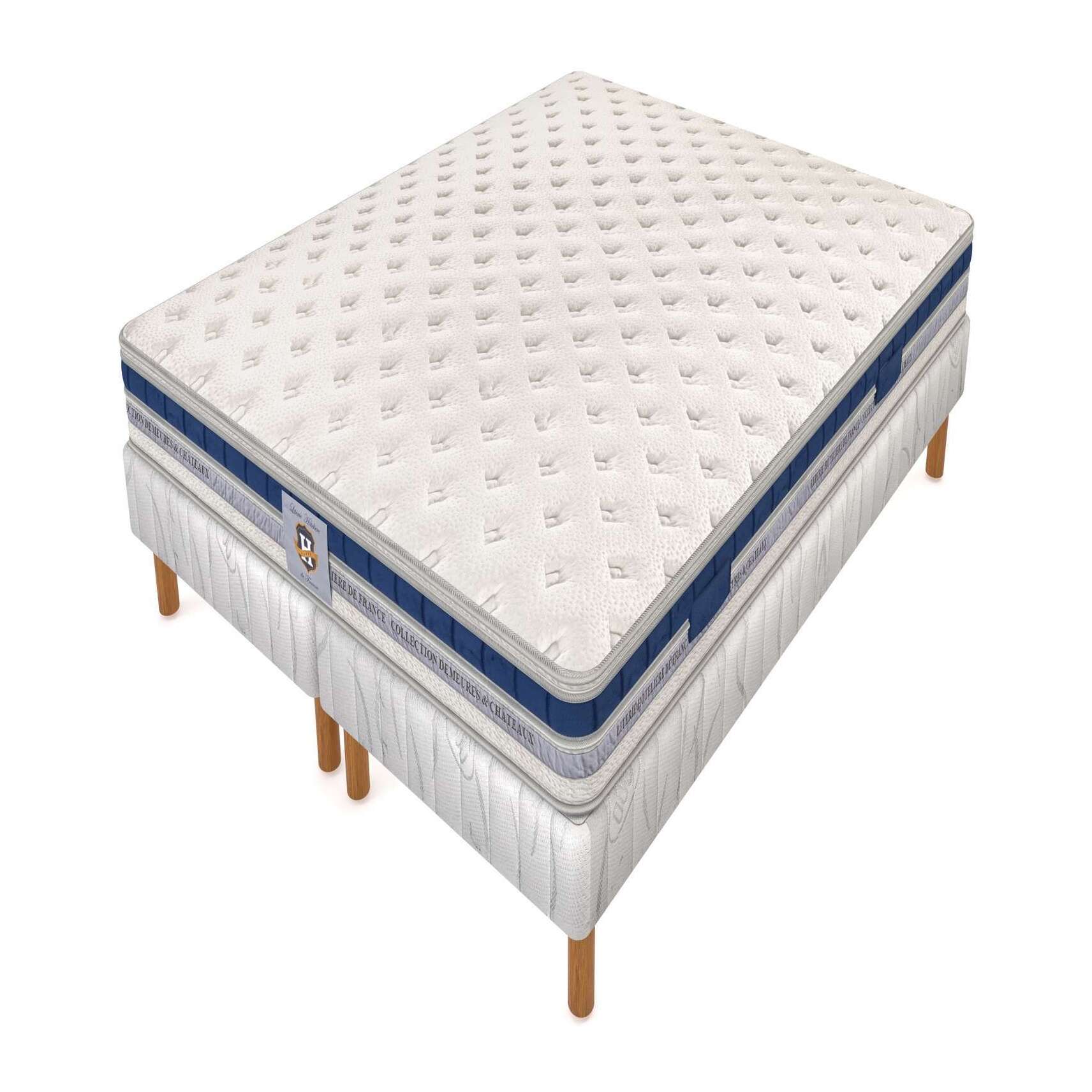 Ensemble Villandry - matelas 2 places + 2 sommiers