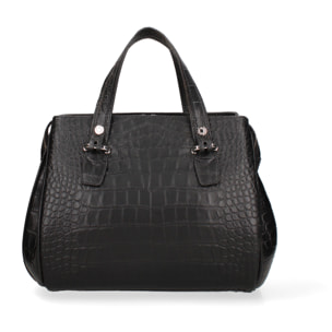 Borsa a mano  da donna In Vera pelle Made in Italy 34x22x14 cm