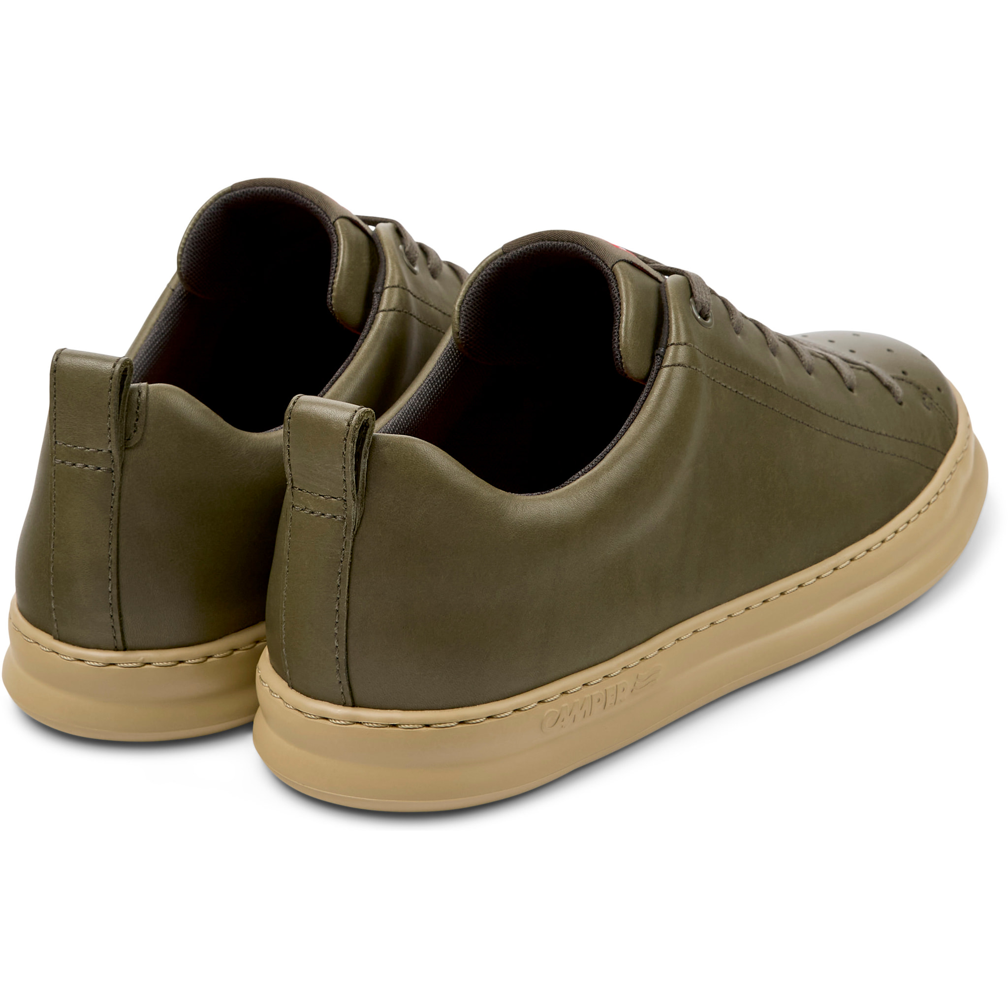 Zapatillas - CAMPER Runner Four - Verde - Cuero liso