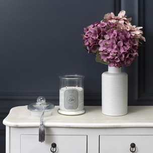 Bougie Parfumee Bonbonniere Grise H23.5cm